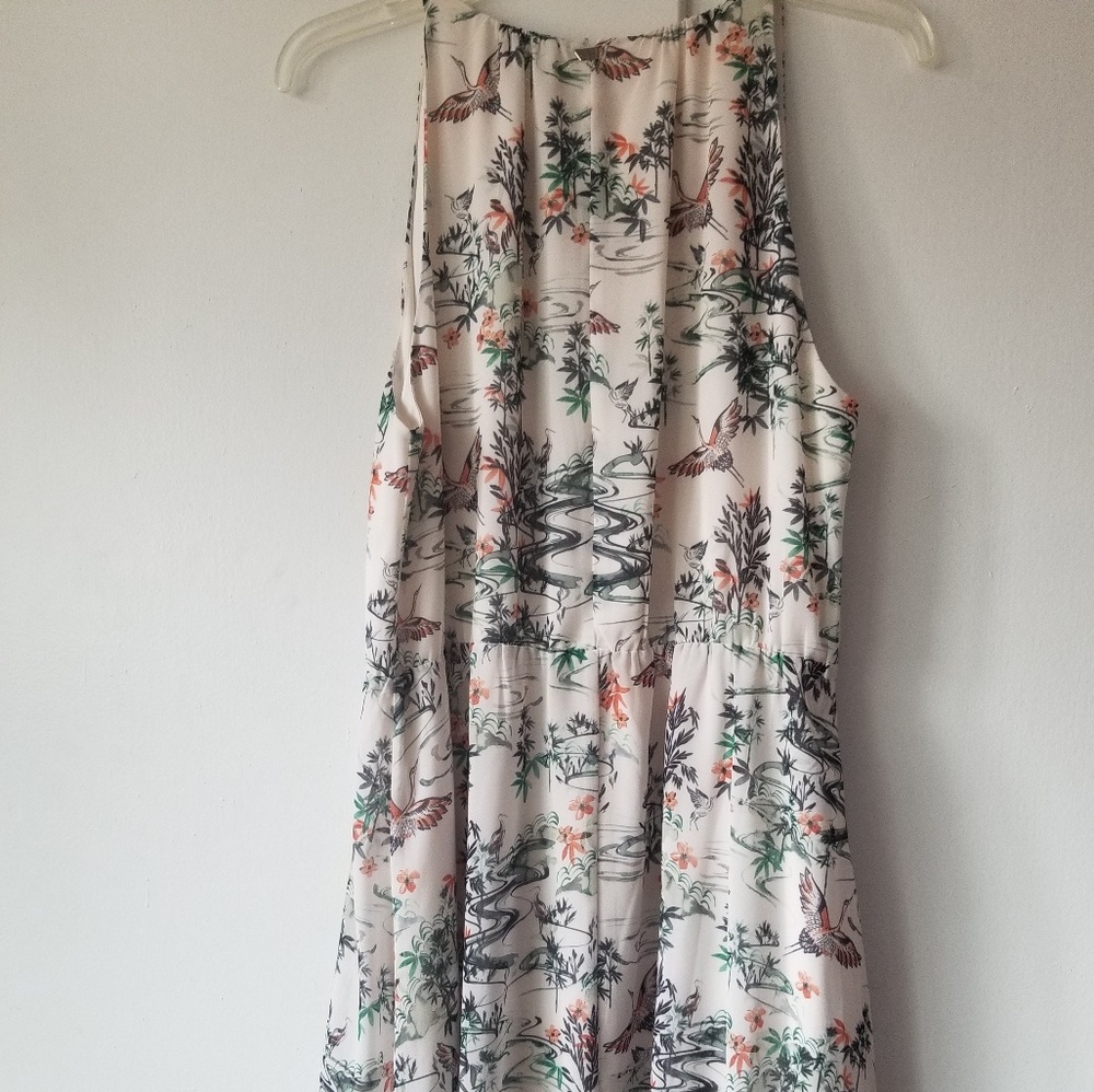 H&M White Floral Dress